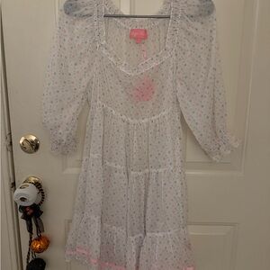 NWT Sugar Thrillz babydoll dress